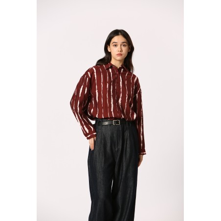 Chemise imprimé rayures