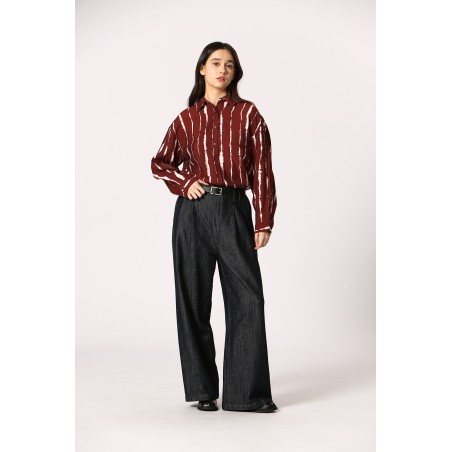 Chemise imprimé rayures