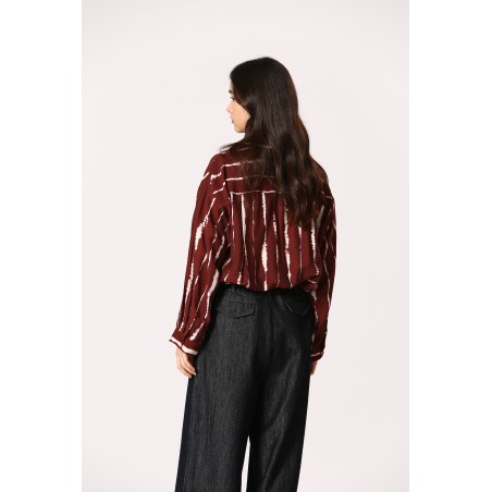 Chemise imprimé rayures