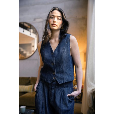 Petit gilet en jean