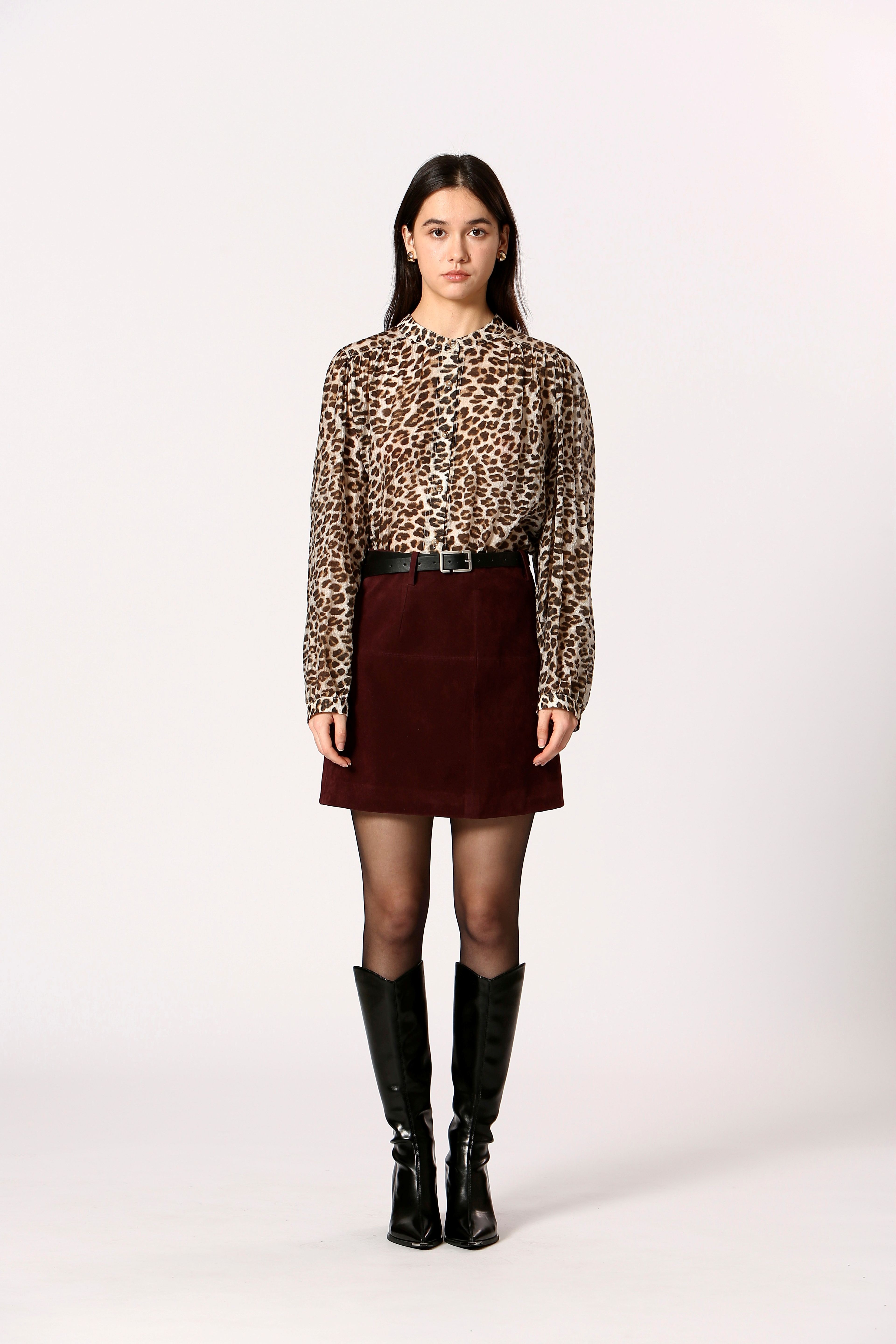 Blouse léopard