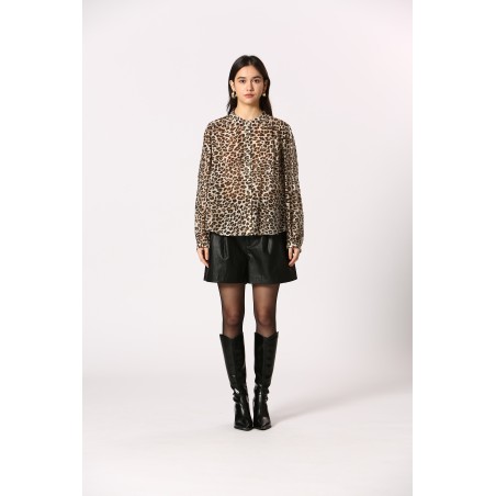 Blouse léopard