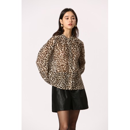 Blouse léopard