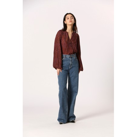 Blouse imprimé serpent