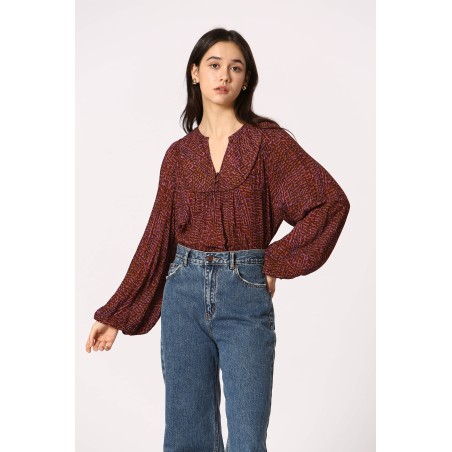 Blouse imprimé serpent