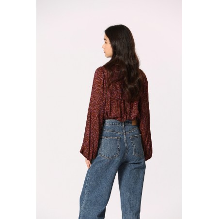 Blouse imprimé serpent