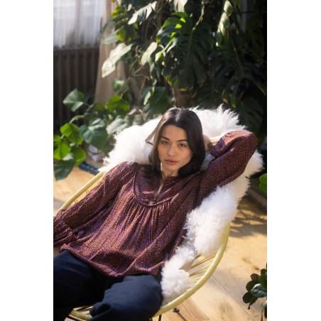 Blouse imprimé serpent