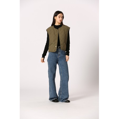 Gilet matelassé uni