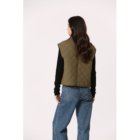 Gilet matelassé uni