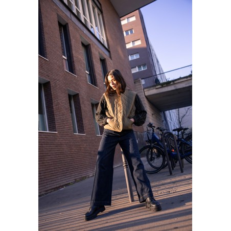 Gilet matelassé uni
