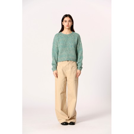 Pull chiné lurex