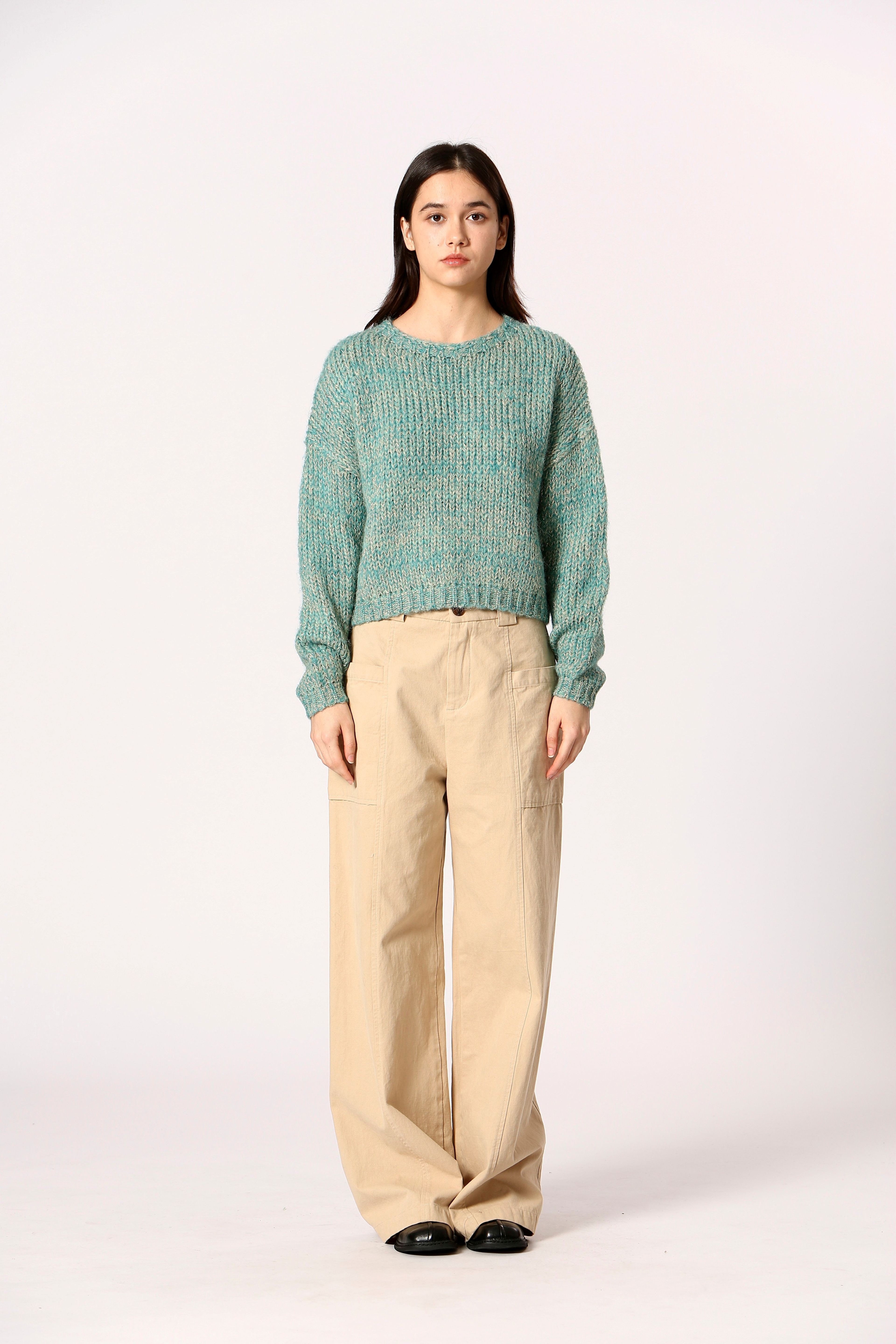 Pull chiné lurex