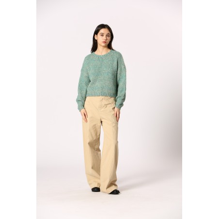 Pull chiné lurex