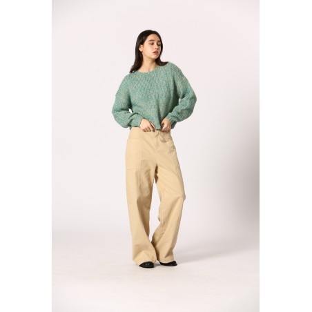 Pull chiné lurex