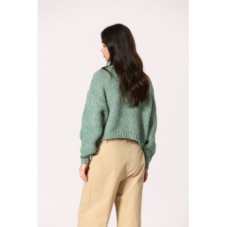 Pull chiné lurex
