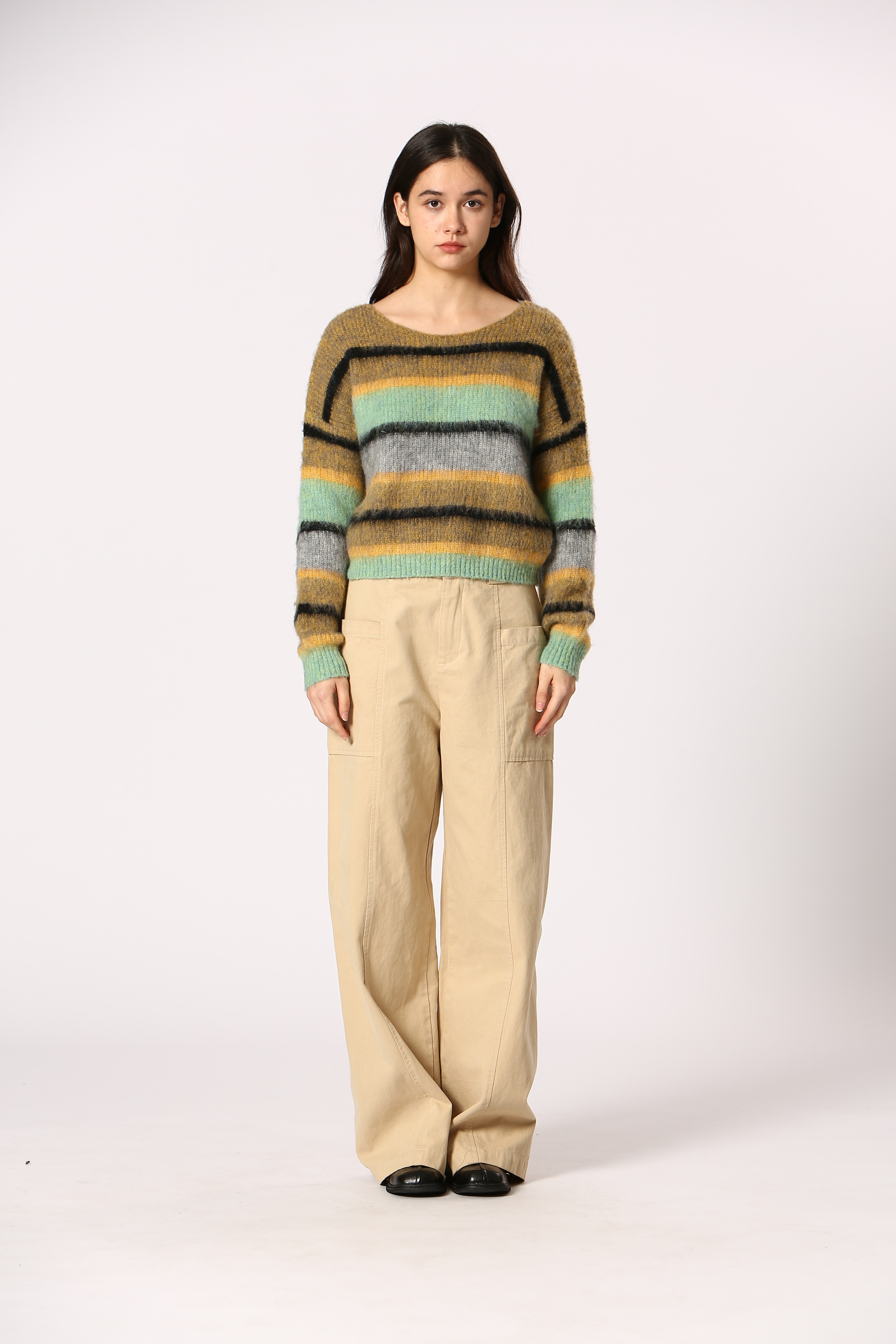 Pull court rayures