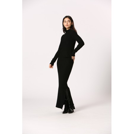 Jupe longue maille