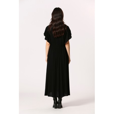 Robe fluide manches courtes