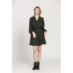 Robe imprimé petits pois