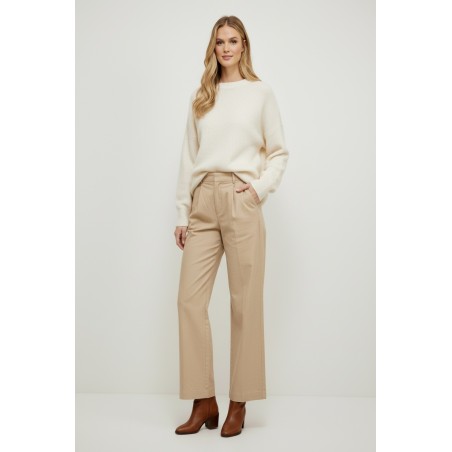 Pantalon droit à pinces