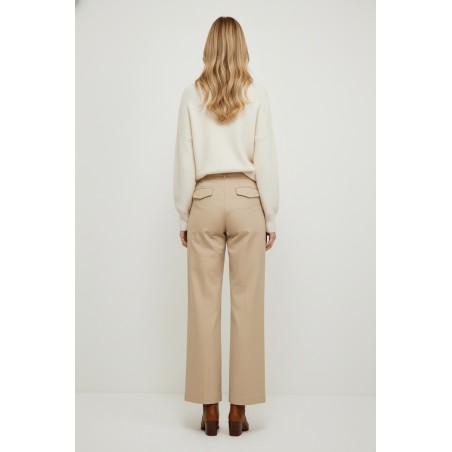 Pantalon droit à pinces