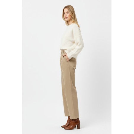 Pantalon droit à pinces