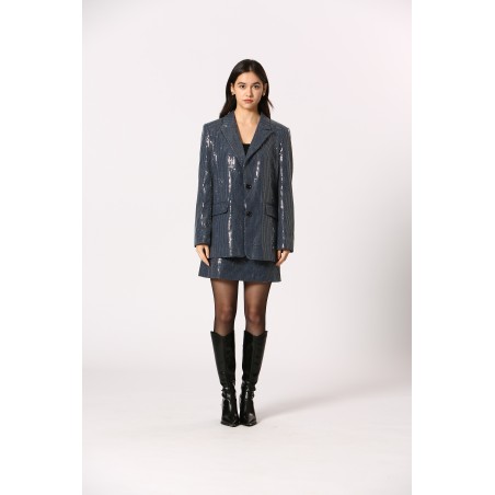 Vest effet métalique