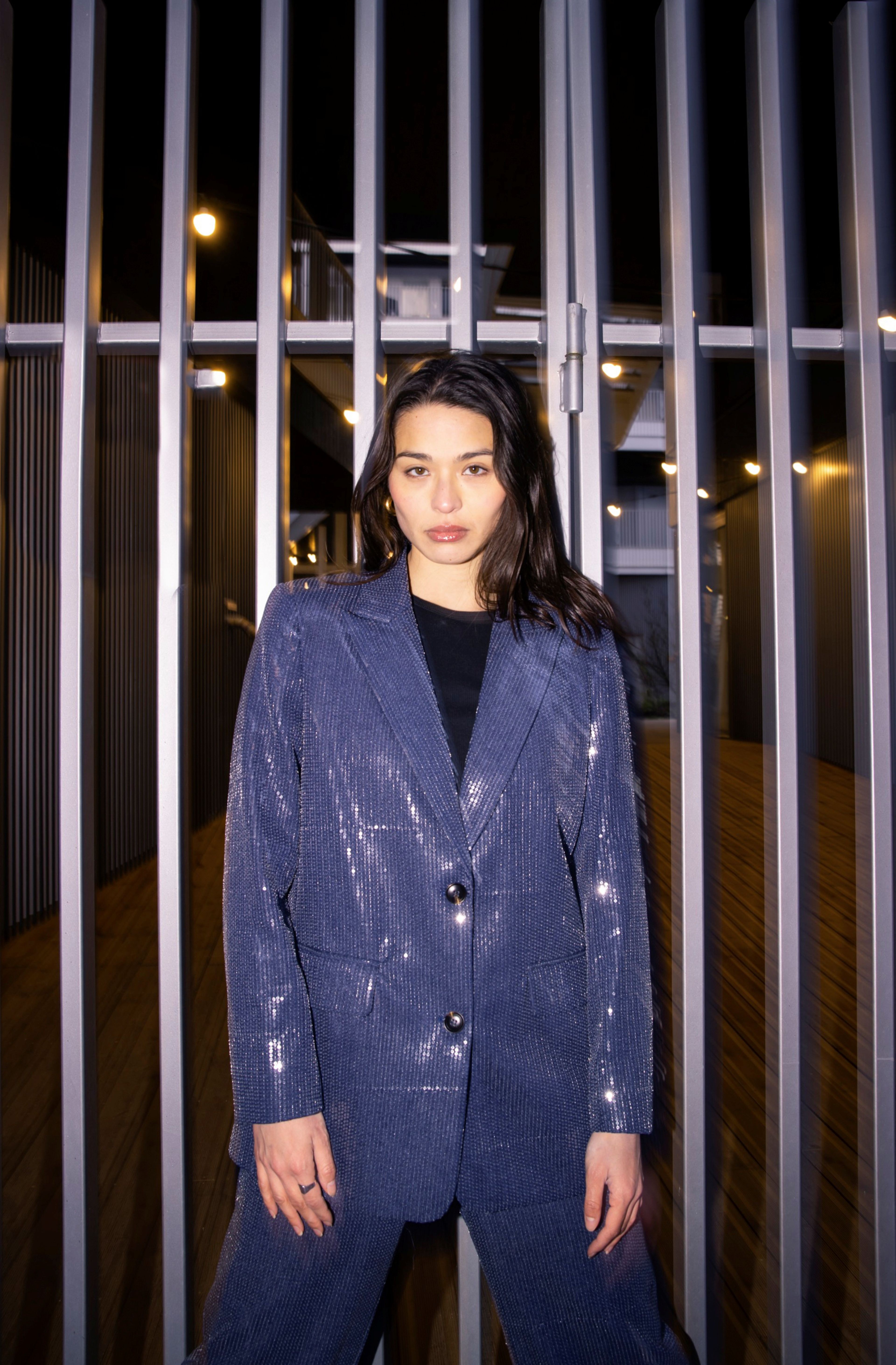 Vest effet métalique