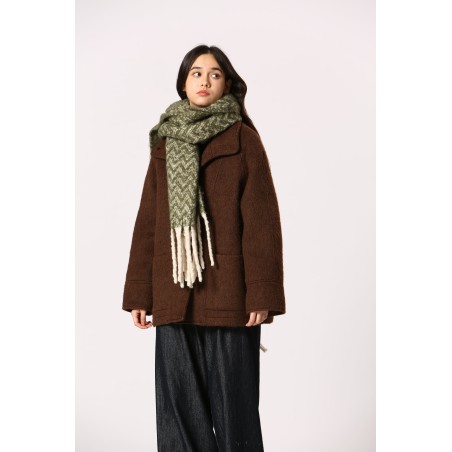 Écharpe chevron cosy