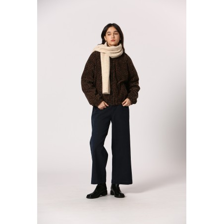 Écharpe fine en maille