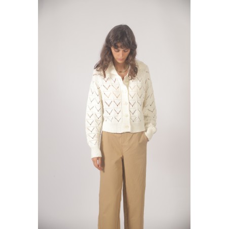 Pantalon toile de coton