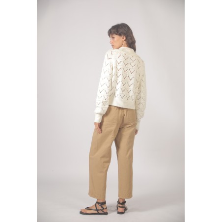 Pantalon toile de coton