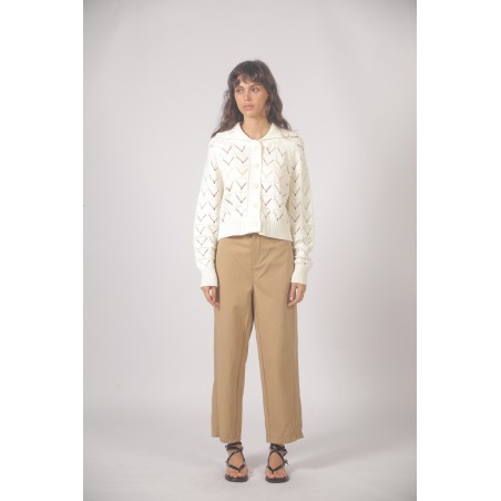 Pantalon toile de coton