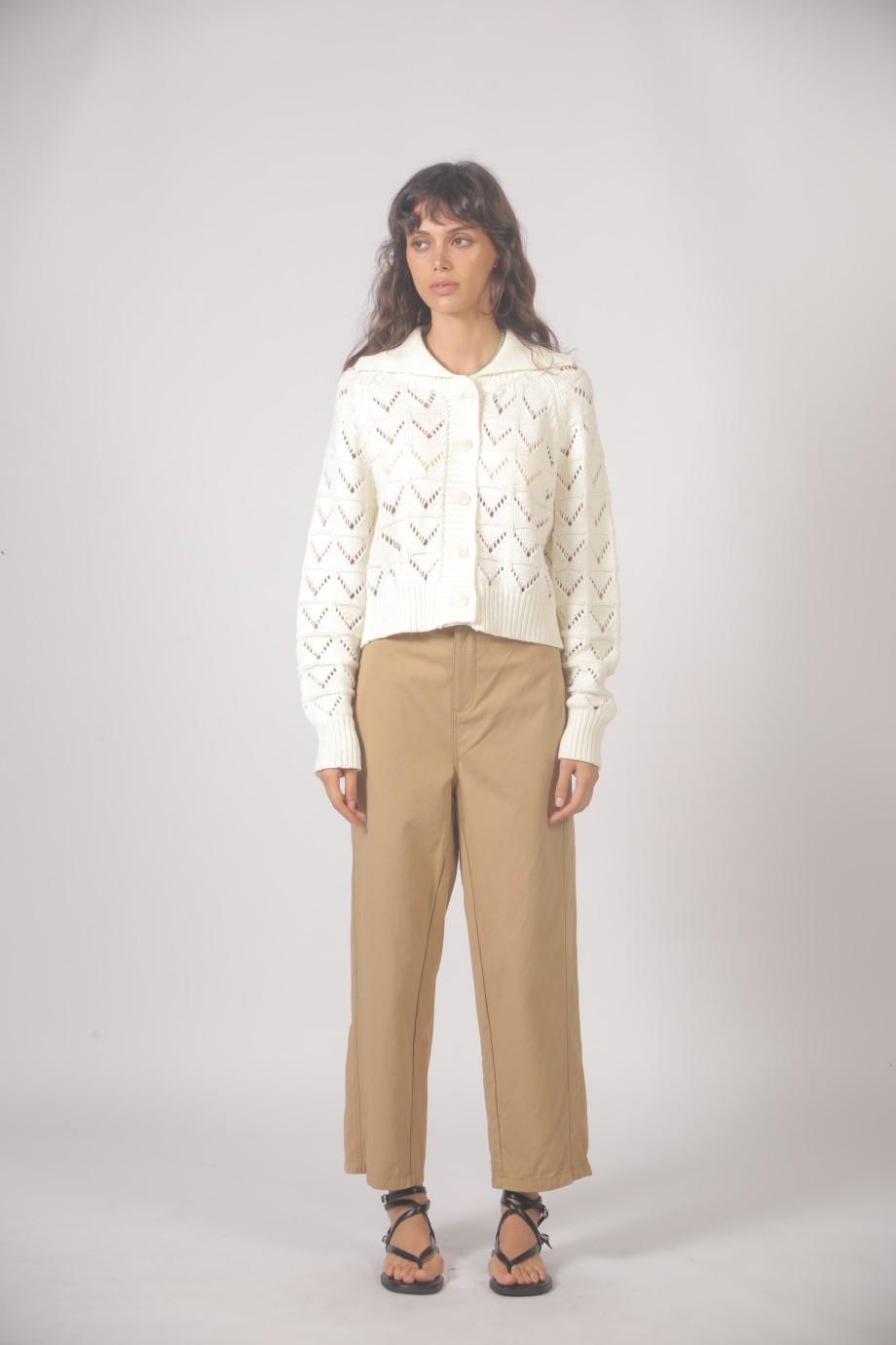 Pantalon toile de coton