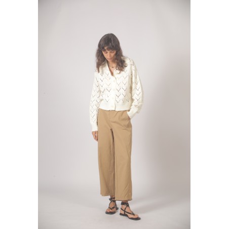 Pantalon toile de coton