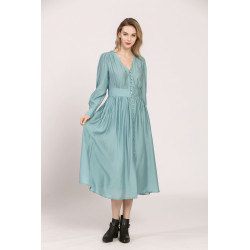 Robe viscose uni