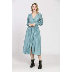 Robe viscose uni