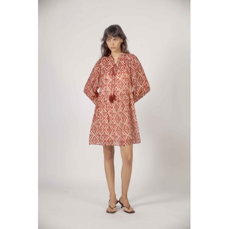 Robe imprimée géométrique