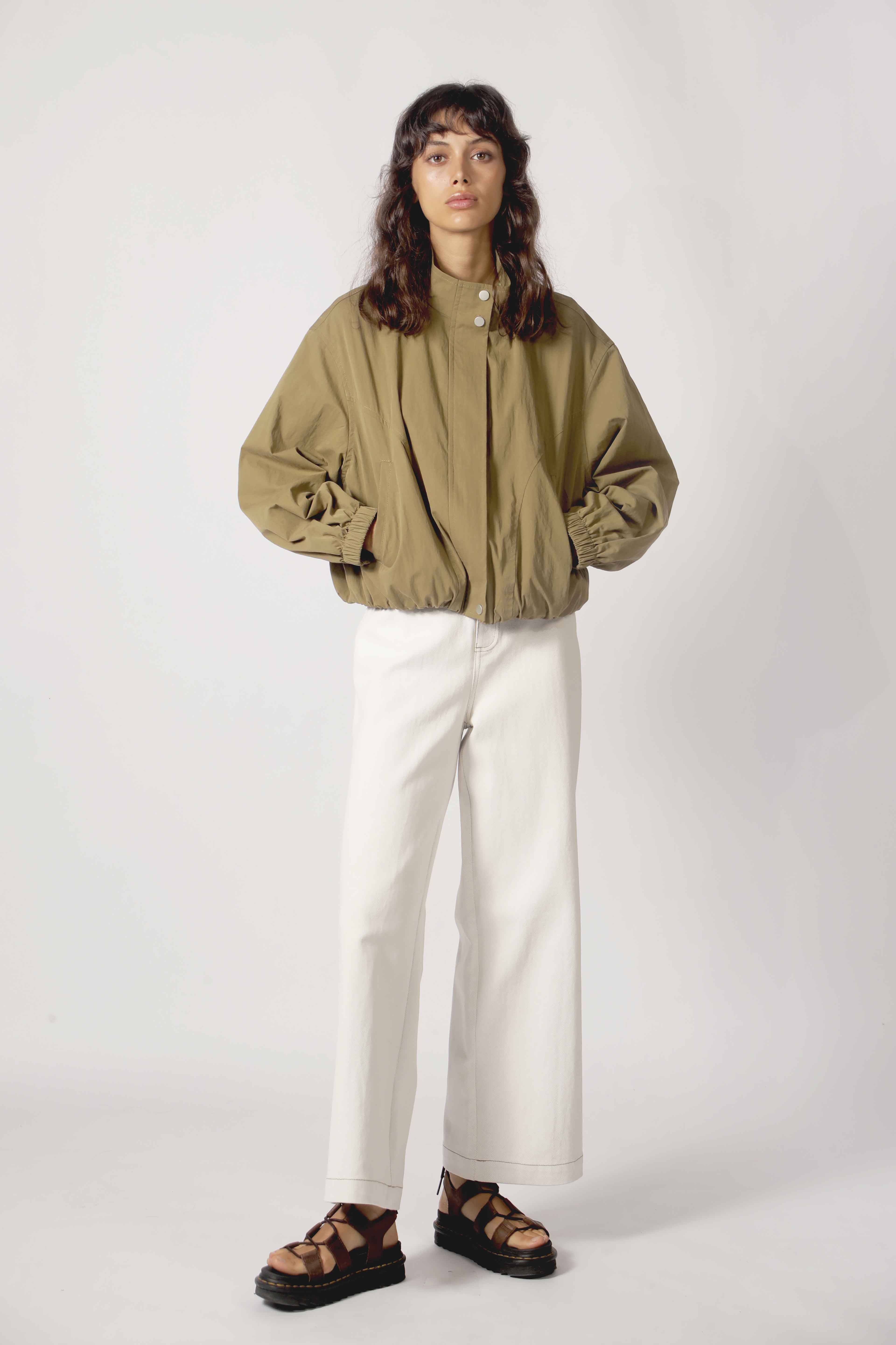 Veste style bomber coton