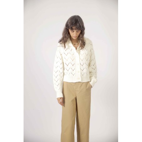 Pantalon toile de coton