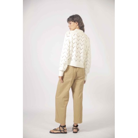 Pantalon toile de coton