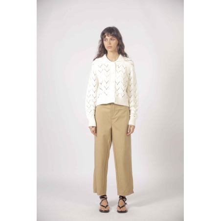 Pantalon toile de coton