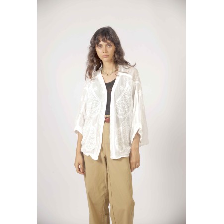 Cardigan brodé