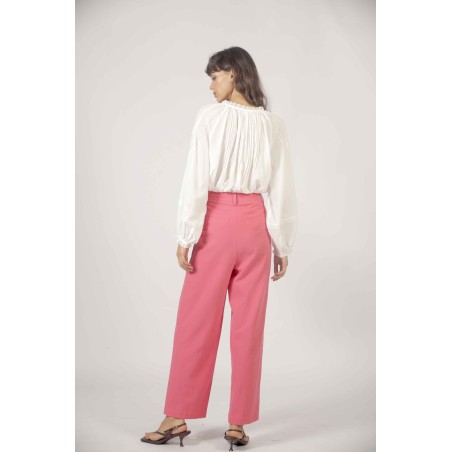 Pantalon droit coton