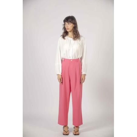 Pantalon droit coton