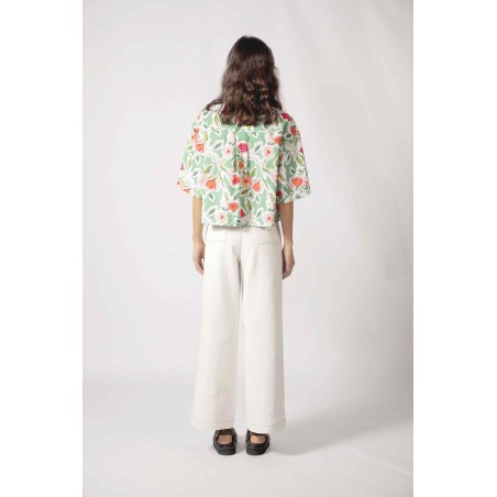 Chemise à imprimé floral