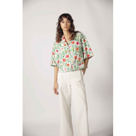 Chemise à imprimé floral