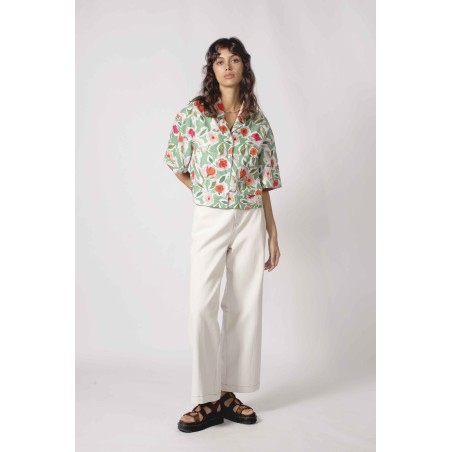 Chemise à imprimé floral