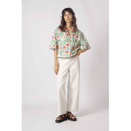 Chemise à imprimé floral