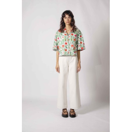 Chemise à imprimé floral